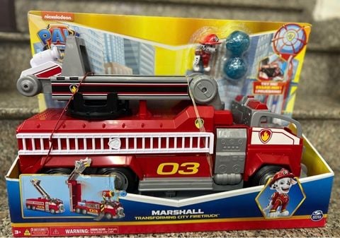  6060444 Paw Patrol Marshall’s Transforming Movie City Fire Truck 