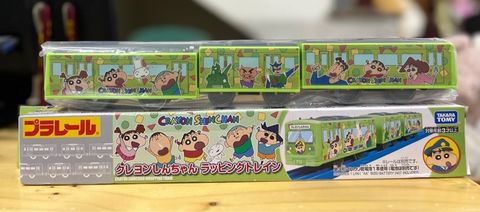  Tàu Crayon Shin-chan Wrapping Train Takara Tomy (3-Car Set) (Plarail) 