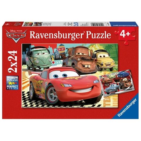  Bộ Xếp Hình Ravensburger Puzzle Car - Cuộc Phiêu Lưu Mới RV089598 (2 Bộ 24 Mảnh Ghép) 