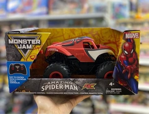 Xe điều khiển Monster Jam 6073723 -Radio Controlled 1:24 Spiderman Truck 