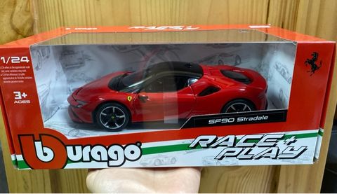  Mô hình xe Bburago 1/24 SF90 Stradale Red 