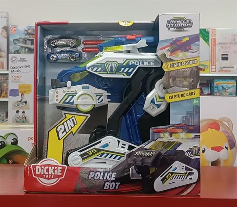  203794001 Đồ Chơi Trạm Cảnh Sát DICKIE TOYS Police Bot 