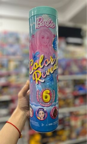  Barbie HRK12 Color Reveal Doll & Accessories Mermaid Series 