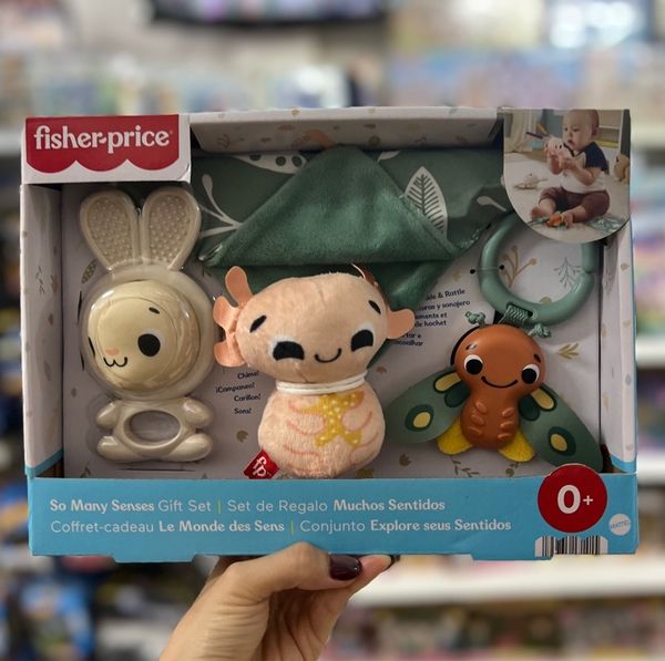  HRB17 Bộ Đồ Chơi 4 Món Phát Triển Giác Quan Cho Bé Sơ Sinh FISHER PRICE 
