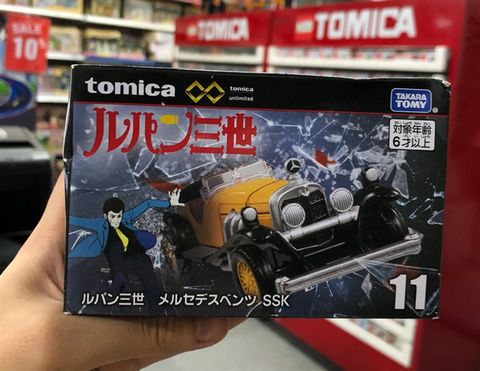  Tomica Premium Unlimited 11 Lupin III, Mercedes-Benz SSK Mini Car 