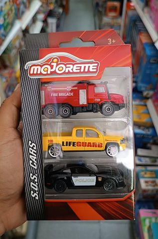  Bộ 3 Xe Mô Hình Cứu Hộ MAJORETTE S.O.S. 3 Pieces Set 212057261 