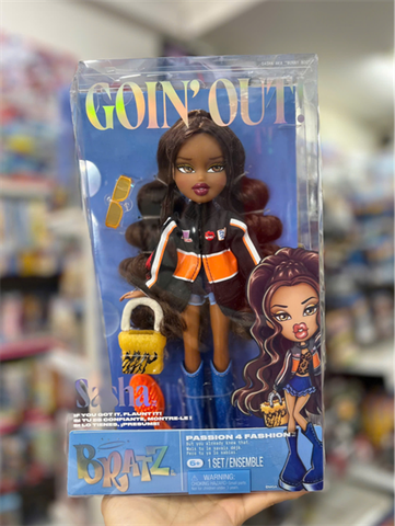  524229C3 Bratz Goin’ Out! Sasha Fashion Doll with Accessories 