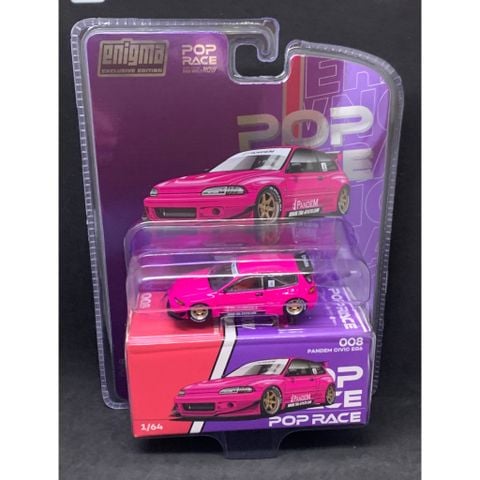  Xe mô hình Poprace #PRE008 Pandem Civic EG6 - Pink 