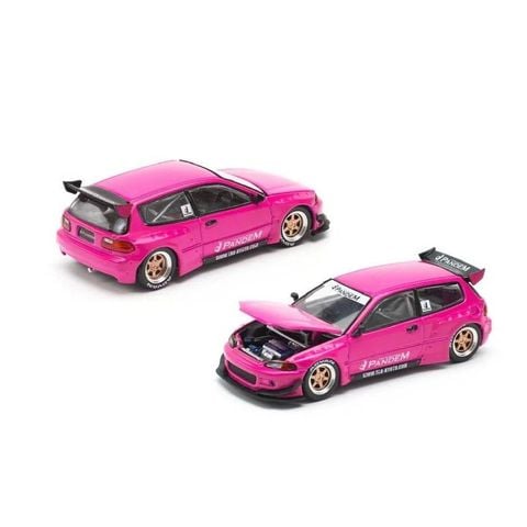  Xe mô hình Poprace #PRE008 Pandem Civic EG6 - Pink 