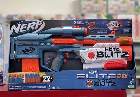  Nerf Elite 2.0 Motoblitz CS-10 Blaster, Motorized 10-Dart Blasting 
