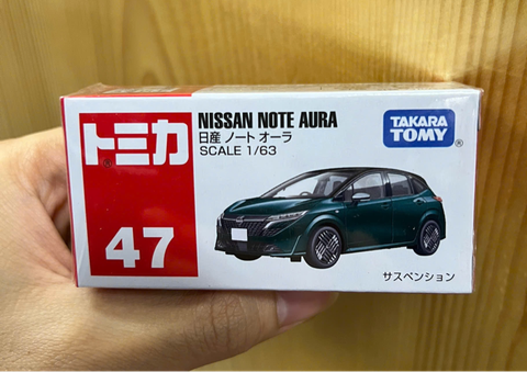  Tomica 47 Nissan Note Aura (xanh) 