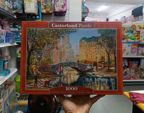  Xếp hình puzzle Evening Walk Through Central Park 1000 mảnh CASTORLAND C-104376 