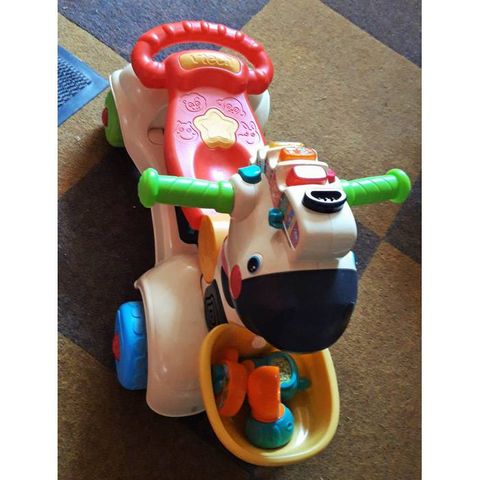  Xe chòi đa năng 80-112603 Vtech 3 In 1 Learning Zebra Scooter 