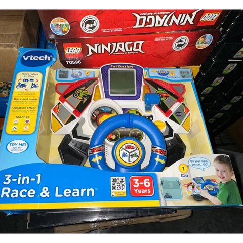  Xe đua học tập đa năng 80-142000 VTech 3-in-1 Race and Learn Toy 