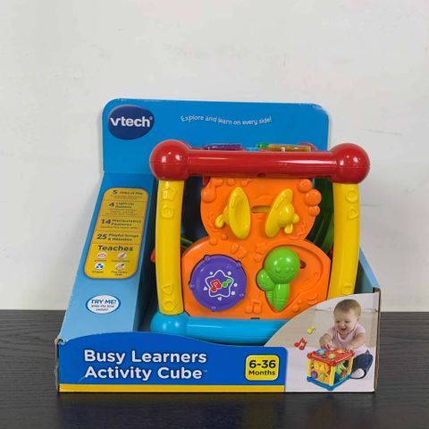  Khối lập phương học tập VTech Busy Learners Activity Cube - English Edition 