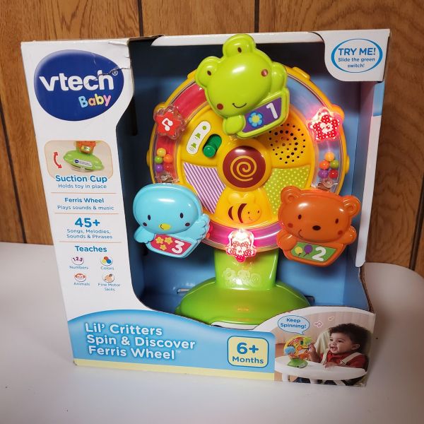 23win08 com 80-165900 VTech Baby Lil' Critters Spin and Discover Ferris Wheel