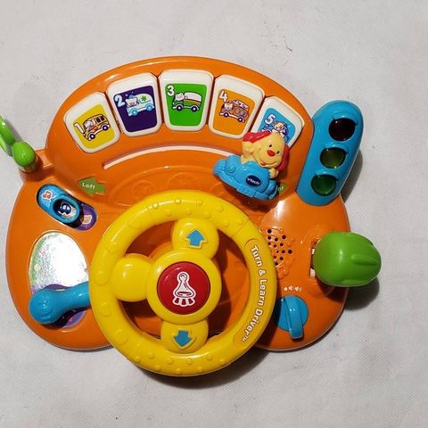  Đồ chơi vô lăng mô phỏng 80-166660 VTech Turn and Learn Driver Orange 