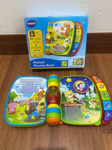  Sách đồ chơi 80-166760 Vtech Baby Musical Rhymes Book Toy 