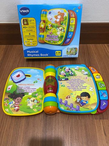  Sách đồ chơi 80-166760 Vtech Baby Musical Rhymes Book Toy 