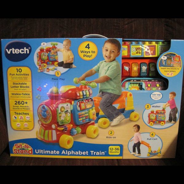 Đồ chơi 2 trong 1 VTech Push & Ride Alphabet Train