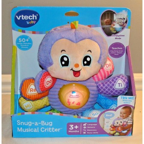  Chú bọ bằng bông 80-528600 VTech Snug-a-Bug Musical Critter Multicolor 