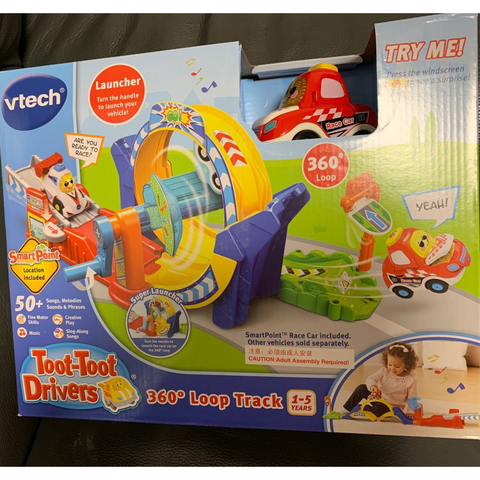  Đường đua vòng xoắn VTech Toot-Toot Drivers 360 Loop Track 