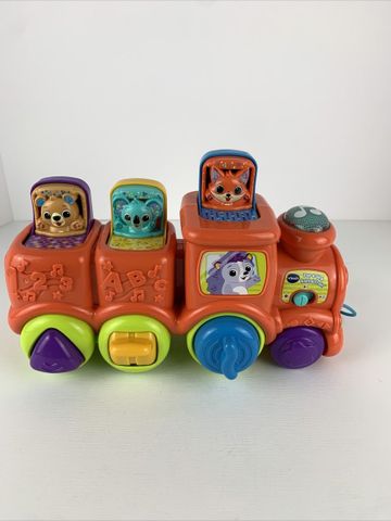  Tàu lửa học tập 80-554900 VTech Pop and Sing Animal Train Orange 