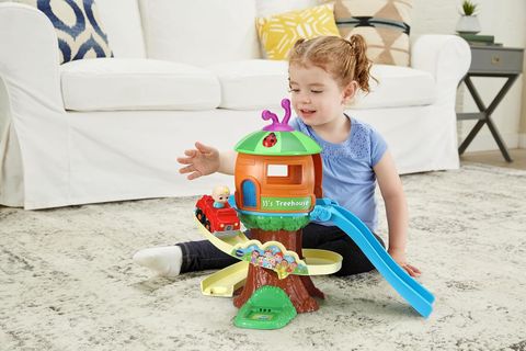  Đồ chơi 5615 VTech CoCoMelon Go! Go! Smart Wheels Treehouse Track Set 