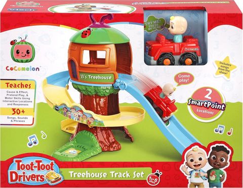  Đồ chơi 5615 VTech CoCoMelon Go! Go! Smart Wheels Treehouse Track Set 