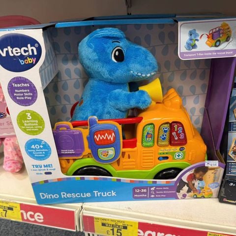  Xe cứu hộ khủng long vui nhộn VTech Dino Rescue Truck 