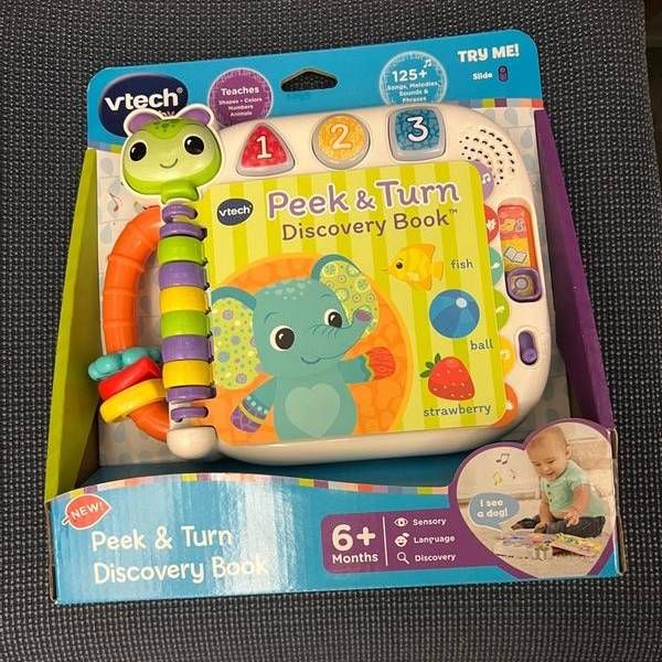 80-574200 Vtech Peek & Turn Discovery Book