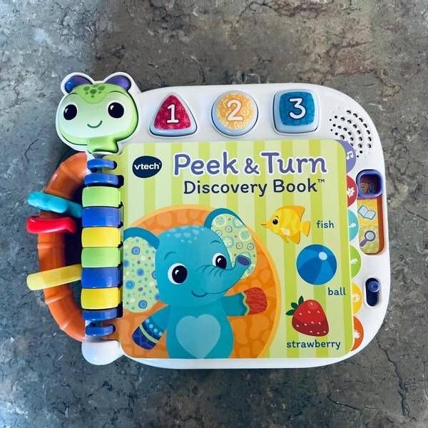 80-574200 Vtech Peek & Turn Discovery Book