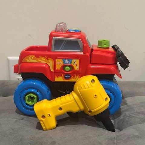  Xe tải sửa chữa 80-576300 VTech Drill & Learn Motorised Monster Truck 