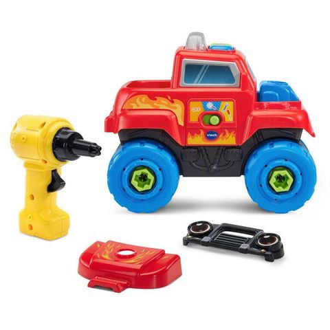  Xe tải sửa chữa 80-576300 VTech Drill & Learn Motorised Monster Truck 