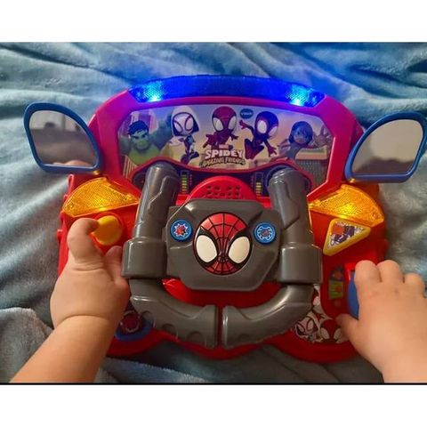  Vô lăng lái xe 80-580600 VTech Spidey and His Amazing Friends Spidey to the Rescue Driver 