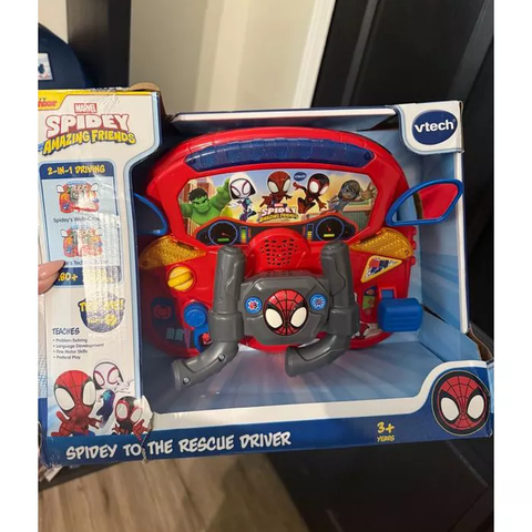  Vô lăng lái xe 80-580600 VTech Spidey and His Amazing Friends Spidey to the Rescue Driver 