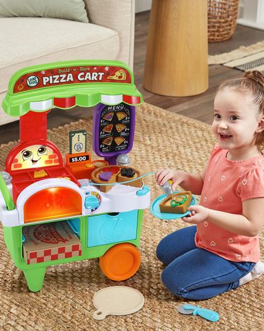  Xe đẩy bán pizza 80-617303 Leap Frog Build-a-Slice Pizza Cart 