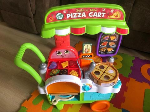  Xe đẩy bán pizza 80-617303 Leap Frog Build-a-Slice Pizza Cart 