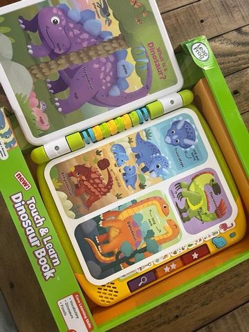  Sách thông minh LeapFrog 155403 -Touch and Learn Dinosaur Book 