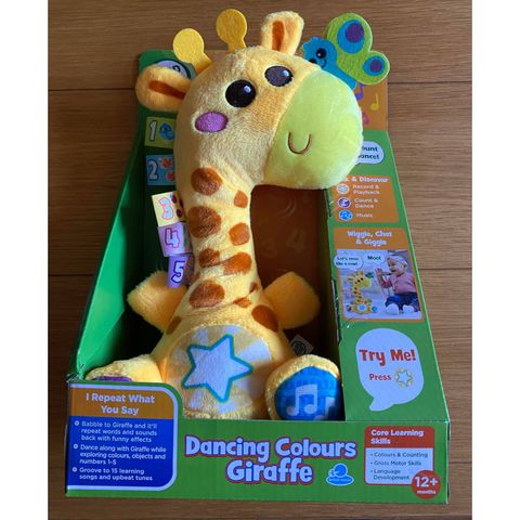  Đồ chơi bằng bông LeapFrog Dancing Colours Giraffe Musical Toy 