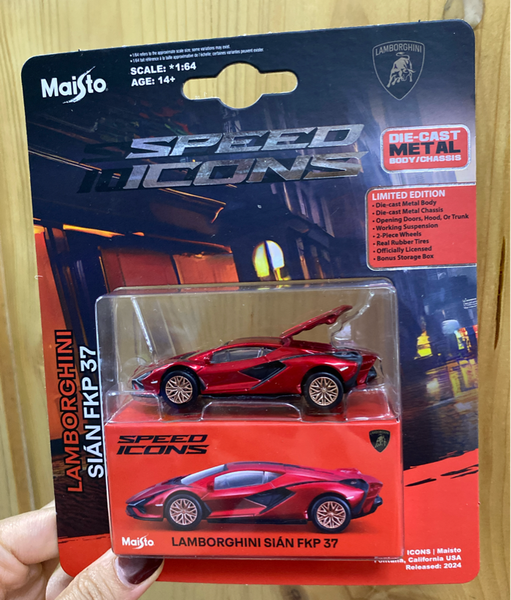 Maisto 1:64 Speed Icon - Lamborghini Sian FKP 37