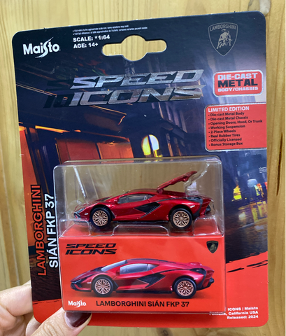  15706 Mô hình xe 1:64 Speed Icon - Lamborghini Sian FKP 37 