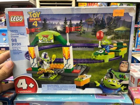  LEGO Disney 10771- Pixar's 23win222 4 carnival Thrillv Coaster 