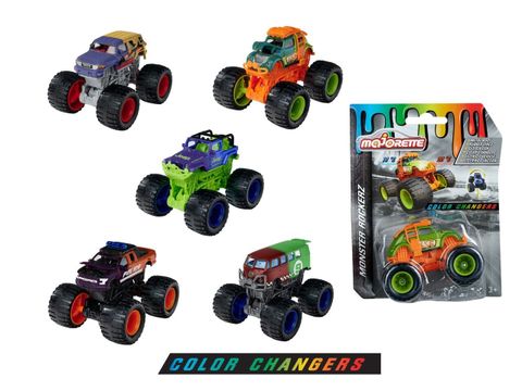  212057257 Xe Mô Hình Vượt Địa Hình MAJORETTE Monster Rockerz Color Changers 