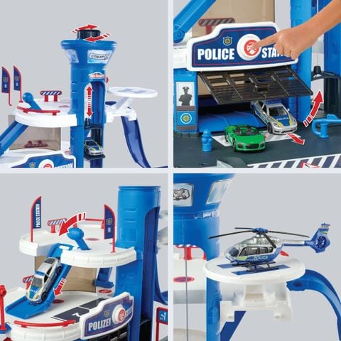  212050036 Bộ Đồ Chơi Mô Hình Cảnh sát MAJORETTE Creatix 