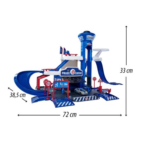  212050036 Bộ Đồ Chơi Mô Hình Cảnh sát MAJORETTE Creatix 