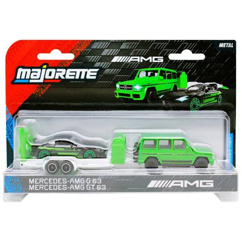  8502103000 Đồ Chơi Xe Mô Hình MAJORETTE Mercedes-AMG Deluxe Trailer 