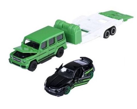  8502103000 Đồ Chơi Xe Mô Hình MAJORETTE Mercedes-AMG Deluxe Trailer 