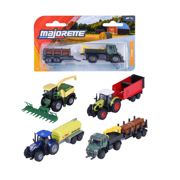 8503002000 Đồ Chơi Xe Mô Hình MAJORETTE Farm Trailer cho trẻ 3+