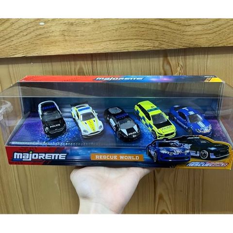  8503105001 Bộ 5 Đồ Chơi Xe Mô Hình MAJORETTE Rescue World 5 Pieces Giftpack 